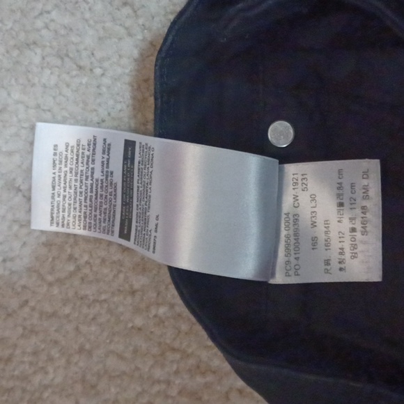 Signature Levi Strauss 16S mid rise straight leg black jeans - Picture 4 of 11